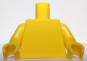 Lego Yellow Minifig Monochrome Torso Plain Arms Hands - Picture 1 of 1