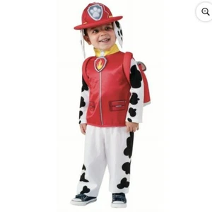 Paw Patrol Marshall Costume Kids Child Size 3-4T Toddler NEW with Pup Pack - Picture 1 of 9