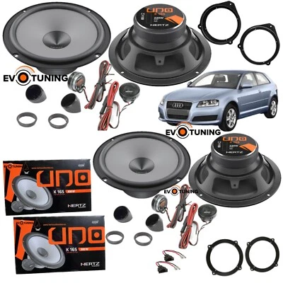 Kit 8 Casse Altoparlanti Hertz K165 Anteriori e Posteriori per Audi A3 8P 3Porte - Immagine 1 di 4