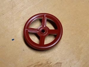 Juego de montadores A.C. Gilbert parte DO volante enchapado en cadmio PINTADO ROJO - Imagen 1 de 4