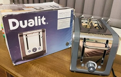Dualit Architect 2 Slice Toaster - Grey - Image 1 of 4