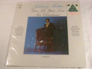 Johnny Mathis Give Me Your Love For Christmas LP Sealed - Picture 1 of 2