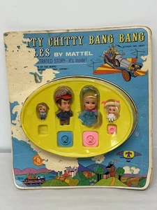 VINTAGE MATTEL LIDDLE KIDDLES CHITTY CHITTY BANG BANG PUPPE SET FEHLT 1 STÄNDER - Bild 1 von 13