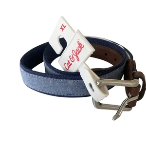 Cat & Jack Boys Chambray Navy Blue Belt XL NWT - Picture 1 of 5