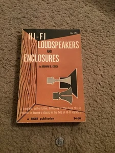 Vintage HI-FI LOUDSPEAKERS AND ENCLOSURES BY A. COHEN SOFTCOVER - Picture 1 of 9