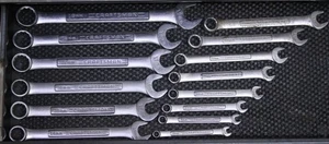 Craftsman Tools USA 14 Piece 6mm - 19mm Metric Combination Wrench Set 12 point - Bild 1 von 8