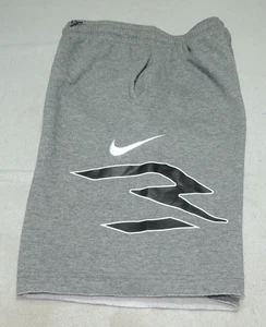 Nike Boys Size Large Standard Fit Gray Sweat Terry Shorts - Picture 1 of 9