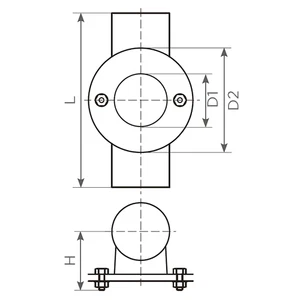 KML-Reinigungsrohre DN 80, mit runder Öffnung - Bild 1 von 1
