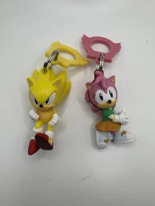 Sonic the Hedgehog Schlüsselanhänger SET Super Sonic Amy Rose Blind Bag Rucksack SEGA - Bild 1 von 5