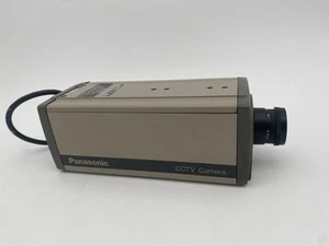 Panasonic WV-1410D CCTV Camera w/ Lens – Powers On – Untested Output – 120VAC - Picture 1 of 10