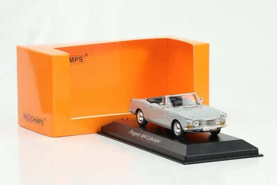 1:43 Minichamps Peugeot 404 Cabriolet 1962 Argento Maxichamps - Immagine 1 di 3