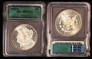 1881-O $1- ICG MS63PL-PQ & Mint  Luster Strong Morgan Dollar