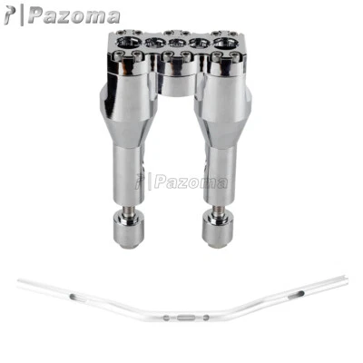 Manillar estilo club de motocicleta 6" + 1" manillar elevador para Harley Street Bob Foto 1 de 4