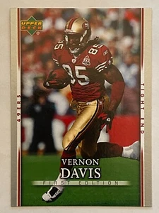 2007 Upper Deck First Edition Vernon Davis San Francisco 49ers #84 - Bild 1 von 2