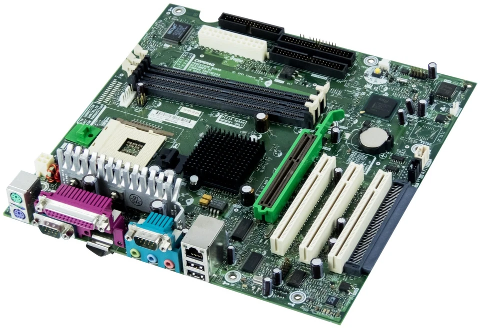 Compaq 252608-001 Pga478 3x Sdram Agp Pci Mainboard for Evo D300 D500 - Image 1 of 2