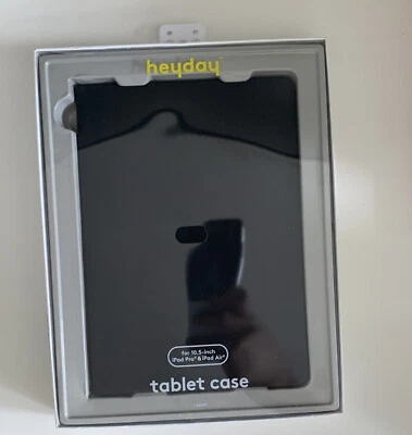 NEW heyday Soft Touch Tablet Case Cover Black for 10.5" iPad Pro Air - Image 1 of 2