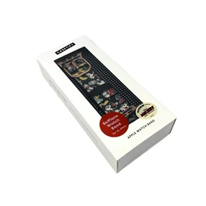 Bracelet montre connectée Casetify Disney simili cuir noir Mickey Minnie Apple 42-44 mm - Photo 1 sur 2