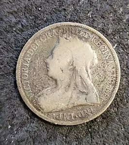 1896 One Shilling Great Britain - Picture 1 of 2
