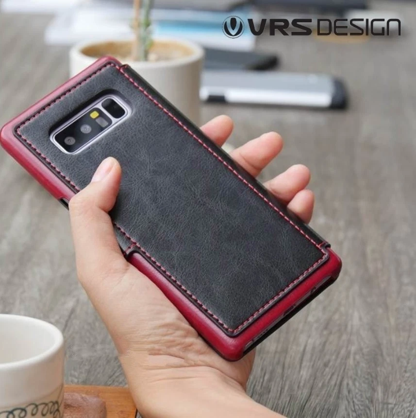 Capa com slot para cartão Dandy em camadas design VRS Galaxy S7 S8 X XS Max iPhone 7 8 Plus - Imagem 1 de 4