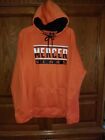 Men&#39;s Colosseum Mercer Bears Long Sleeve Hoodie Sweatshirt Size XL Orange