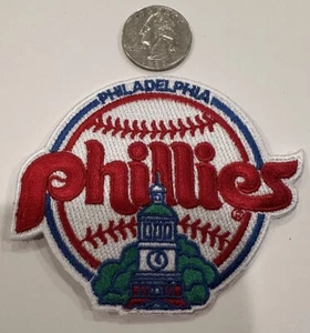 PHILADELPHIA PHILLIES  Vintage Style Embroidered Iron On Patch 4"x 3” Beautiful - Picture 1 of 3