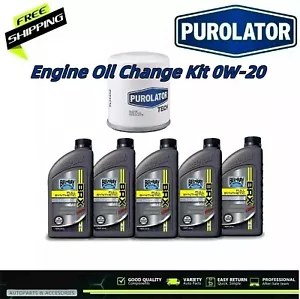New Replace Nissan Engine Oil Change Kit 0W-20 5 Quarts Filter & Washer OE - Picture 1 of 7