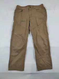 Arc'teryx Pantalone Uomo 30x30 Dritto Utility Logo Outdoor Escursionismo Arrampicata Marrone - Foto 1 di 11