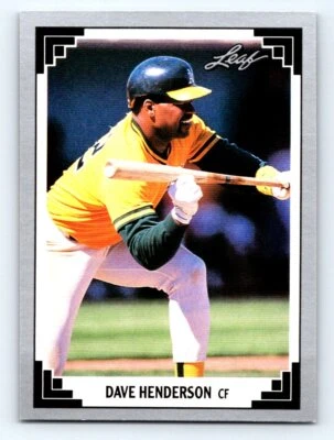 1991 Leaf #232 Dave Henderson - Image 1 of 2