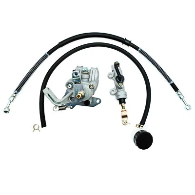 Pinza y manguera de cilindro maestro de freno trasero para HONDA Sportrax 400 TRX400EX 99-04 Foto 1 de 3