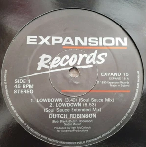 Modern Soul 12 " Dutch Robinson - Lowdown - UK EXPANSION - EXC - Picture 1 of 2