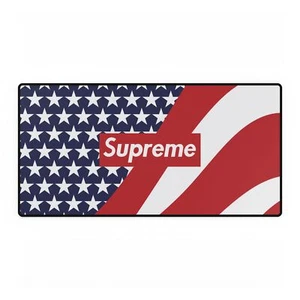 Supreme American Flag Desk Mat/Mousepad - Afbeelding 1 van 5