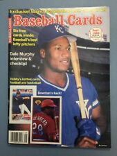 BASEBALL CARDS MAG Sept '89 cover - Royals Bo Jackson incl 6 1959 style BB cards