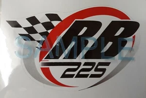 RB 225 Car Vespa Lambretta Scooter bike Camper Van Decal Sticker - Picture 1 of 1
