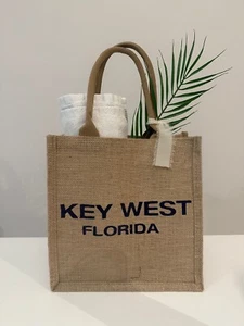 Jude tote bags LOGO KEY WEST FLORIDA - Brand New! Medium Size - Foto 1 di 3