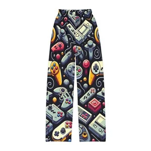 Retro Gaming Kids Lounge Pants, Gamer Pajama Pants, Fun Sleepwear, Kids Gaming - Picture 1 of 5