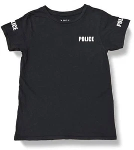 NEW YOUTH KID GIRL BOY HALLOWEEN CUSTOM POLICE SHERIFF FUNNY COTTON T-SHIRT TEE - Picture 1 of 15