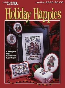 Leisure Arts Leaflet 02925 - Holiday Happies by Deborah Lambein - Picture 1 of 4