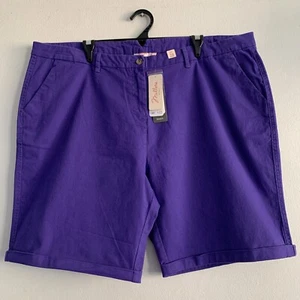 MILLERS Violet Drill Shorts w Side Pockets & Rear Pockets sz 22 24? - Picture 1 of 10