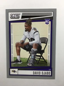 2022 Score David Ojabo Scorecard RC #315 SP Rookie Card Baltimore Ravens - Picture 1 of 2