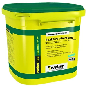 weber.tec Superflex D24 reactive waterproofing bitumen thick coating 24 kg - Picture 1 of 2