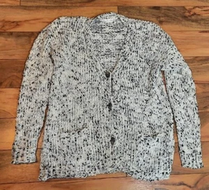 John Paul Richard Womens Button Up Cardigan Sweater Size S Chunky Knit Pockets  - Picture 1 of 11