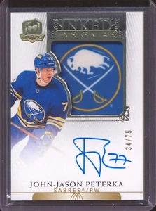 2021 THE CUP JOHN JASON PETERKA INKED INSIGNIAS PATCH AUTO AUTOGRAPH /75! - Picture 1 of 2