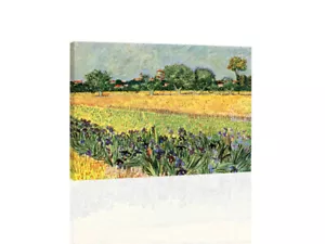 Ansicht von Arles mit Iris - Van Gogh - LEINWAND ODER DRUCK WANDKUNST - Bild 1 von 2