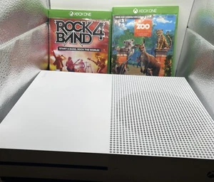 PACCHETTO Microsoft Xbox One S - Bianco con cavo di alimentazione. BUONE CONDIZIONI - Foto 1 di 7