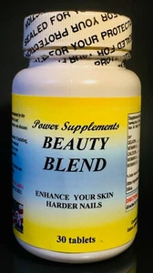 Beauty blend, vitamin A, C, E, D3, calcium, gelatin, woman's aid - 30 tablets. - Picture 1 of 2