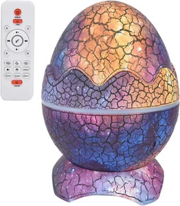 Dinosaur egg bedroom projector Bluetooth Speaker Night Light for Kids and adults - Picture 1 of 16