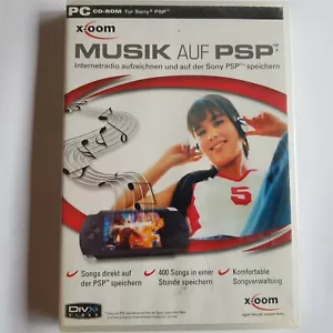PC CD ROM Musik Auf Sony PSP XOOM music software NEW sealed Germany - Picture 1 of 12
