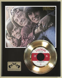 Monkees "Daydream Believer" Reproduction Signed Record Display Wood Plaque - Picture 1 of 4