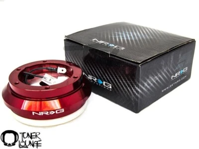 NRG STEERING WHEEL SHORT HUB ADAPTER RED HONDA CIVIC S2K PRELUDE RSX SRK-130HRD Foto 1 de 2