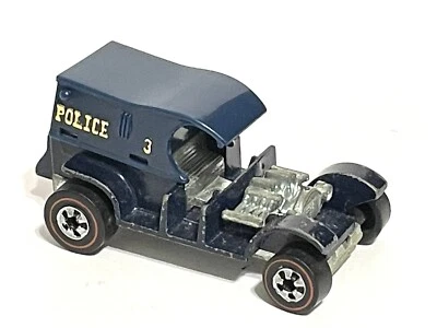 ⭐️Vintage Hot Wheels Redline 1969 Police 3 Paddy Wagon NICE !! - Image 1 of 4